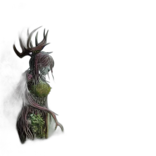 creature, mask, dragon, crown transparent PNG cut-out