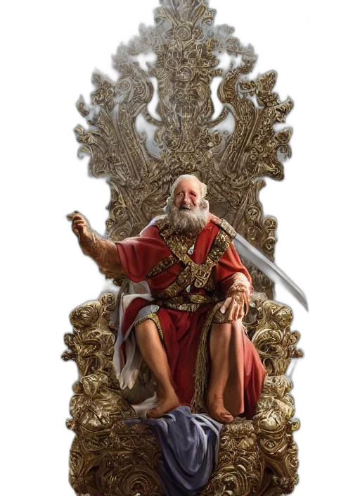 crown, furniture, sword, staff transparent PNG cut-out