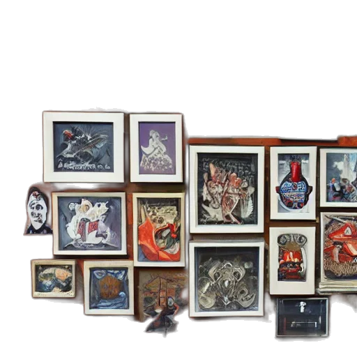 mask, furniture, jewelry, concept art, outer space, diablerie, collection, wall transparent PNG cut-out