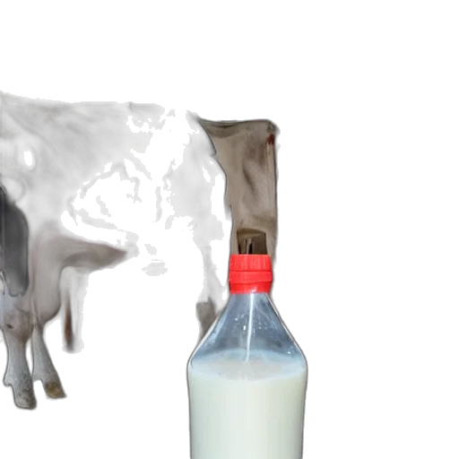 bottle, animal, food, weapon, 3d render, concept art, photorealistic, vaporwave transparent PNG cut-out