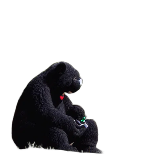 animal, staff, creature, robot, concept art, 3d render, pixel art, photorealistic transparent PNG cut-out