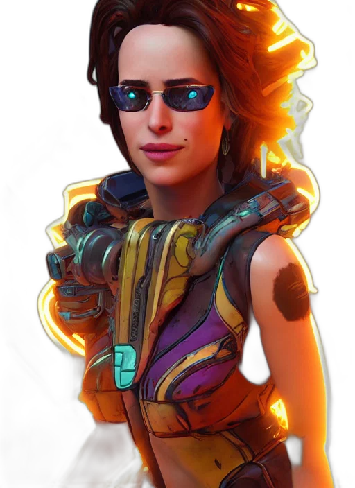 weapon, face, staff, jacket transparent PNG cut-out
