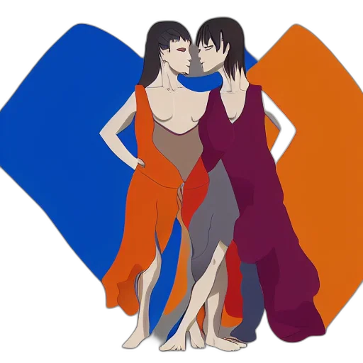 dress, concept art, pixel art, fantasy art, anime, outer space, fire, colorful transparent PNG cut-out