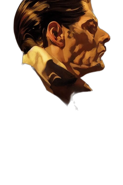 face, mask, crown, staff transparent PNG cut-out