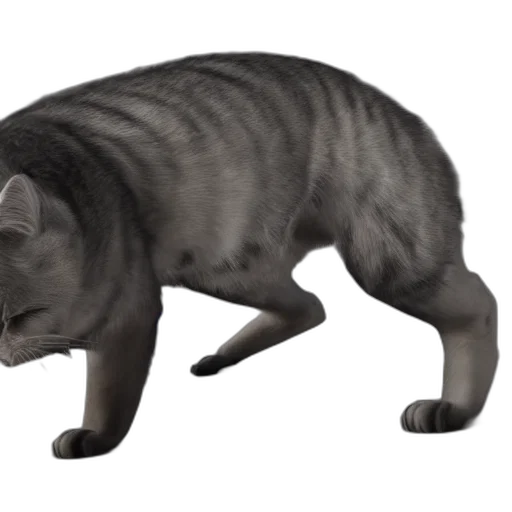 animal, creature, staff, 3d render transparent PNG cut-out