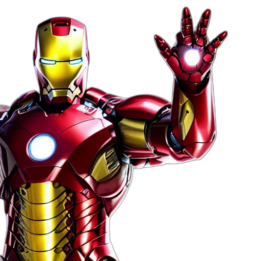 robot, 3d render, comic book art, concept art transparent PNG cut-out