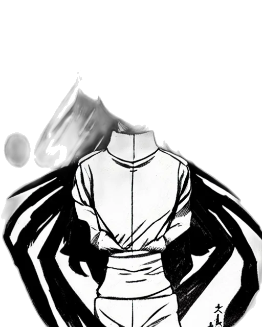 mask, dress, jacket, creature, concept art, anime, comic book art, pixel art transparent PNG cut-out