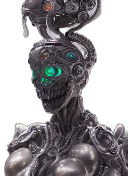 robot, mask, face, creature transparent PNG cut-out