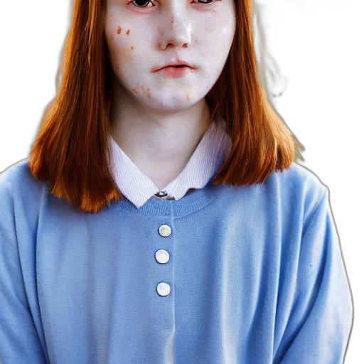 face, mask, dress, jacket transparent PNG cut-out