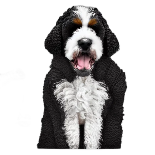 jacket, animal, staff, creature, photorealistic, pixel art, 3d render, closeup transparent PNG cut-out