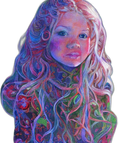 face, dress, mask, fantasy art, photorealistic, watercolor, oil painting, outer space transparent PNG cut-out