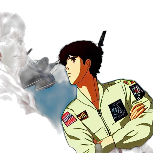 jacket, concept art, anime, comic book art transparent PNG cut-out
