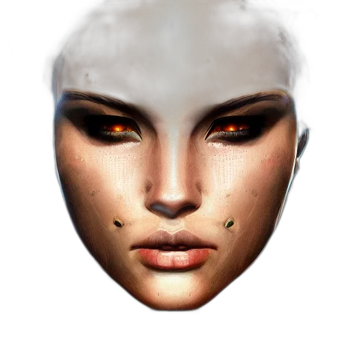 face, mask, creature, jewelry transparent PNG cut-out