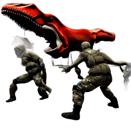 weapon, dragon, creature, concept art, 3d render, pixel art, fantasy art, red transparent PNG cut-out