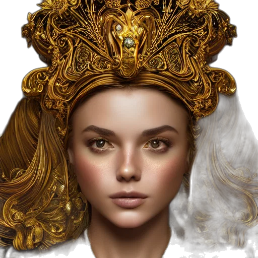 crown, jewelry, face, mask transparent PNG cut-out