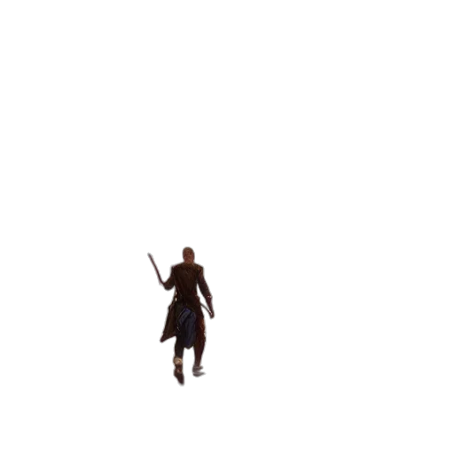 sword, weapon, staff, robot transparent PNG cut-out
