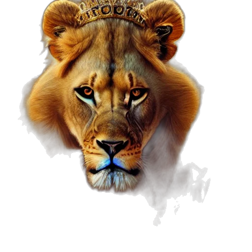 crown, animal, jewelry, photorealistic transparent PNG cut-out