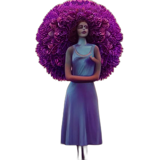 dress, hair, crown, hat transparent PNG cut-out