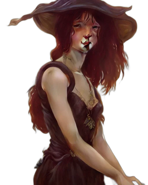 hat, staff, mask, face, fantasy art, concept art, photorealistic, pixel art transparent PNG cut-out
