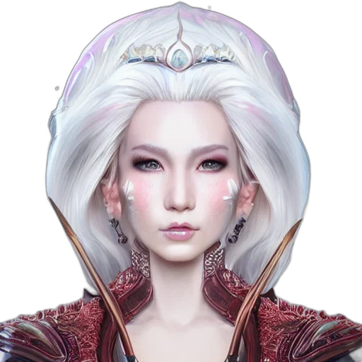 face, crown, staff, mask, fantasy art, concept art, photorealistic, 3d render transparent PNG cut-out