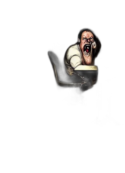 furniture, staff, creature, face transparent PNG cut-out