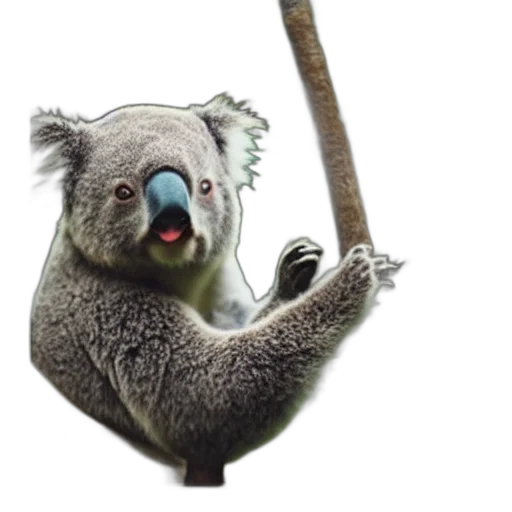 staff, animal, creature, sword, photorealistic, concept art, 3d render, polaroid transparent PNG cut-out