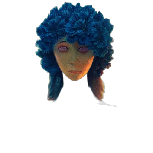 hair, mask, face, hat transparent PNG cut-out