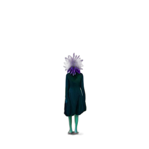 creature, hat, crown, dress transparent PNG cut-out