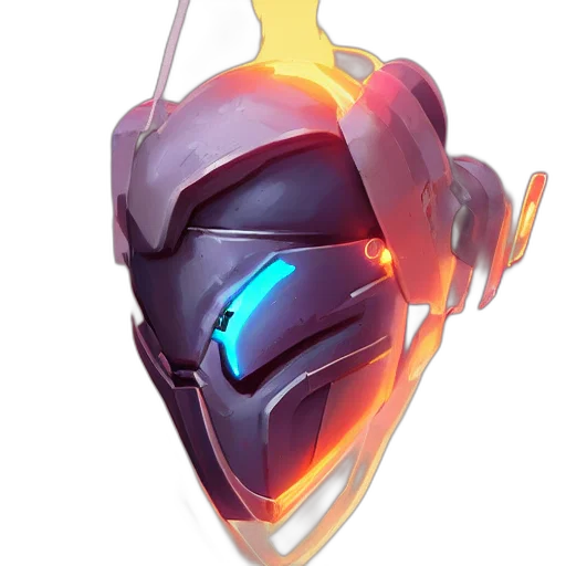weapon, mask, robot, crown transparent PNG cut-out