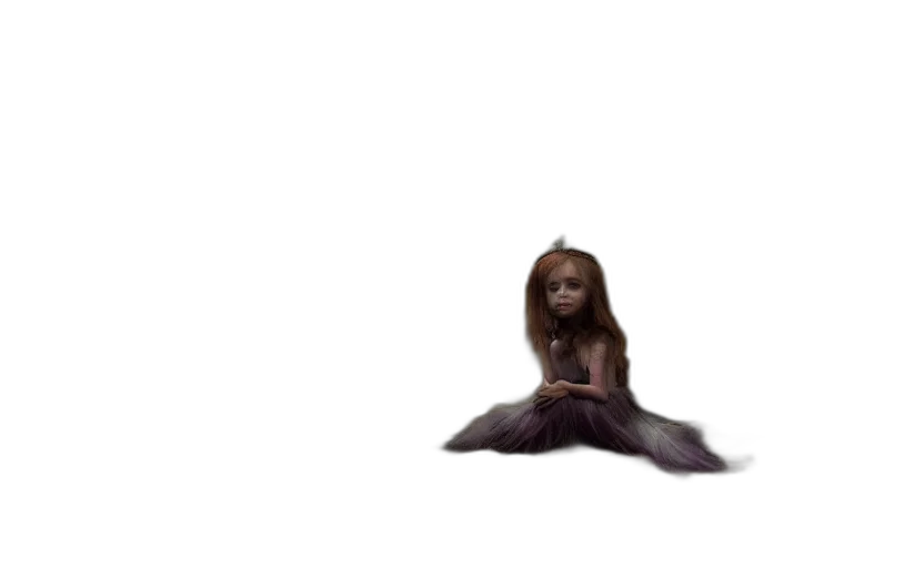 hair, creature, animal, dress transparent PNG cut-out