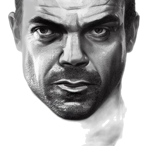 face, photorealistic, concept art, comic book art, pencil sketch, well, designed, portrait transparent PNG cut-out