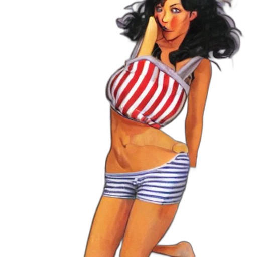 dress, comic book art, concept art, cartoon transparent PNG cut-out