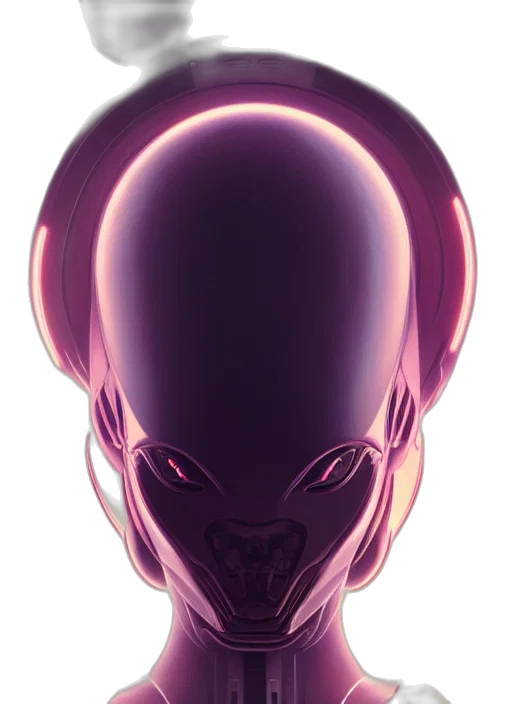 mask, robot, face, creature transparent PNG cut-out