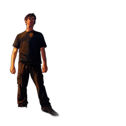 staff, shoes, robot, creature, 3d render, concept art, pixel art, photorealistic transparent PNG cut-out