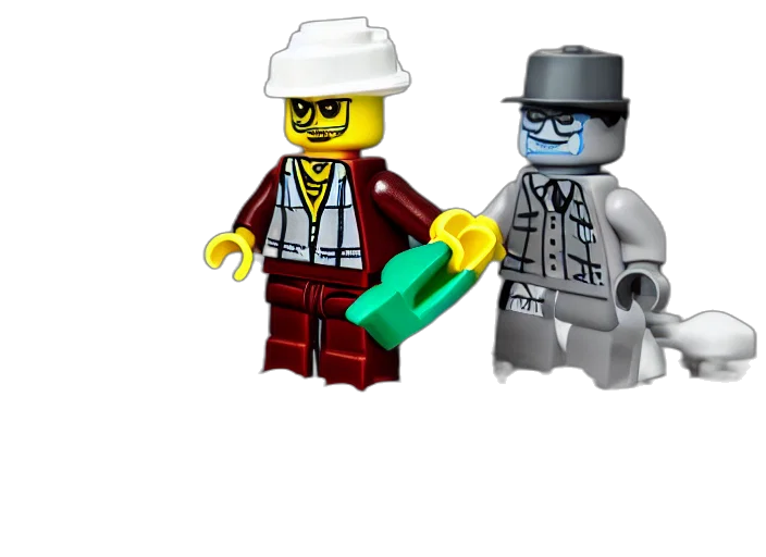 hat, staff, robot, weapon transparent PNG cut-out
