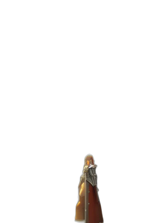 jacket, staff, dress, sword, 3d render, pixel art, concept art, photorealistic transparent PNG cut-out