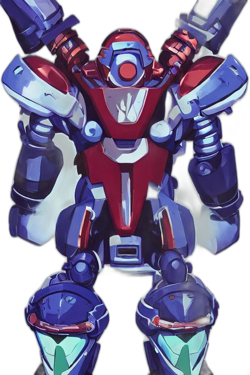 robot, weapon, concept art, 3d render transparent PNG cut-out