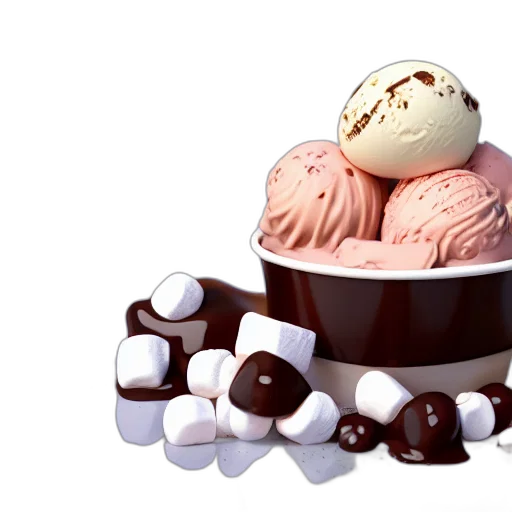 food, crown, 3d render, photorealistic transparent PNG cut-out