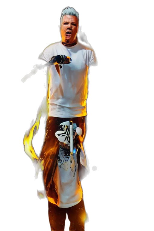 staff, mask, jacket, weapon transparent PNG cut-out