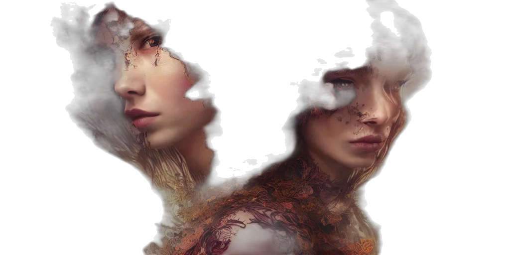face, photorealistic, concept art, fantasy art transparent PNG cut-out