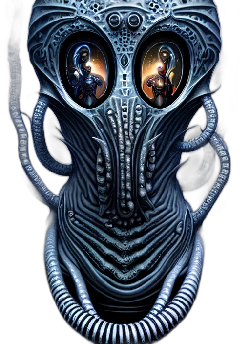 creature, mask, animal, staff transparent PNG cut-out