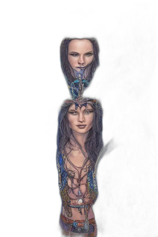 jewelry, dress, crown, staff transparent PNG cut-out
