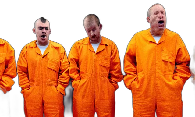guantanamo, bay, prison, prisoners transparent PNG cut-out
