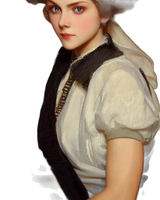 staff, hat, jacket, face, photorealistic, oil painting, fantasy art, concept art transparent PNG cut-out