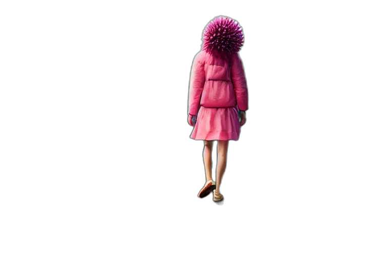 dress, jacket, hair, hat, 3d render, concept art, photorealistic, pixel art transparent PNG cut-out