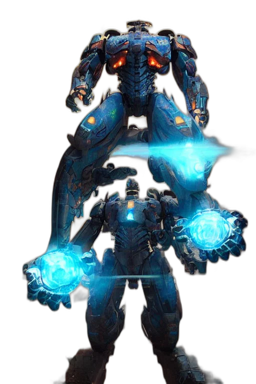 robot, weapon, staff, sword transparent PNG cut-out