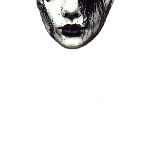 mask, face, creature, robot transparent PNG cut-out