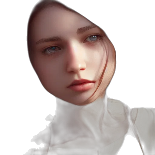 face, robot, mask, creature transparent PNG cut-out