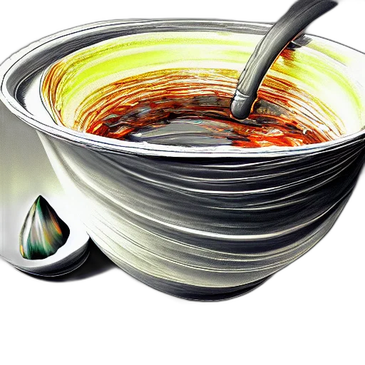 food, hair, photorealistic, 3d render transparent PNG cut-out