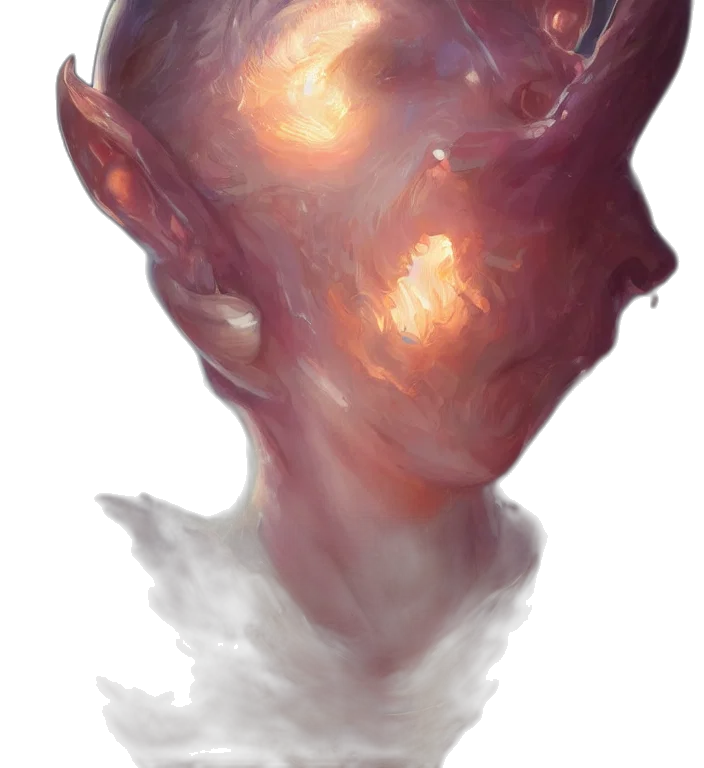 face, mask, creature, crown transparent PNG cut-out